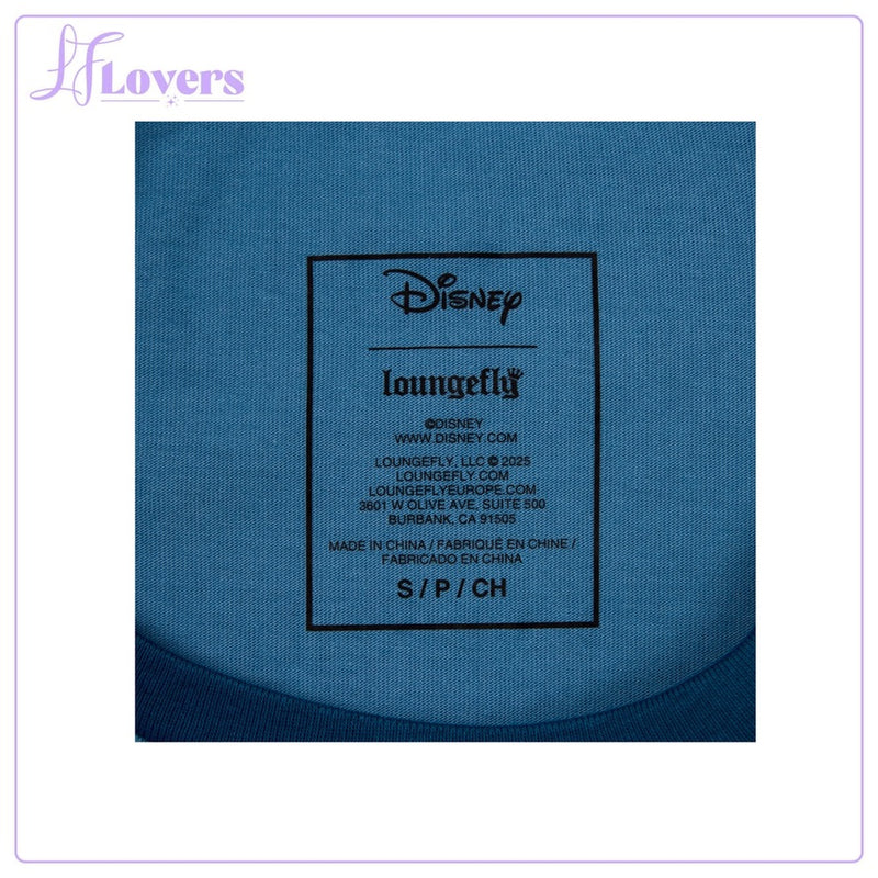 Load image into Gallery viewer, Loungefly Disney Pinocchio Blue Fairy Shirred Raglan Tee - PRE ORDER
