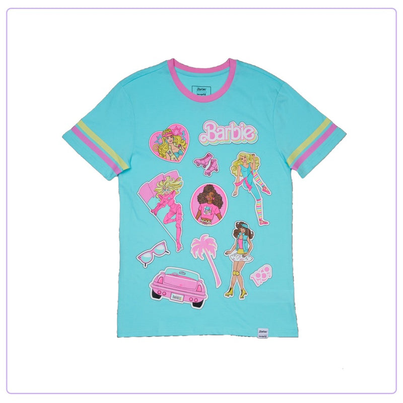 Load image into Gallery viewer, Loungefly Barbie 65th Anniversary Tee Shirt 
