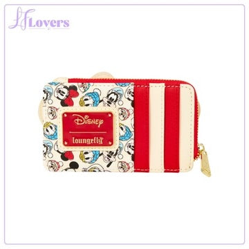 Loungefly Disney Mickey & Friends Holiday Zip Around Card Holder - Preorder