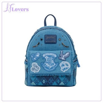 Loungefly Warner Brothers Harry Potter Denim Mini Backpack - PRE ORDER
