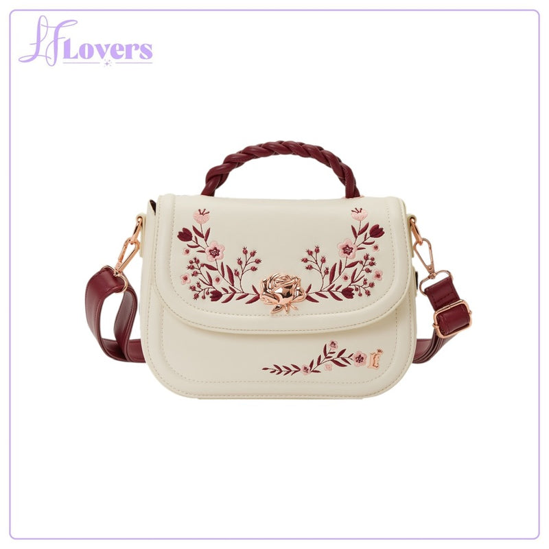Load image into Gallery viewer, Loungefly Cream And Red Floral Crossbody - PRE ORDER
