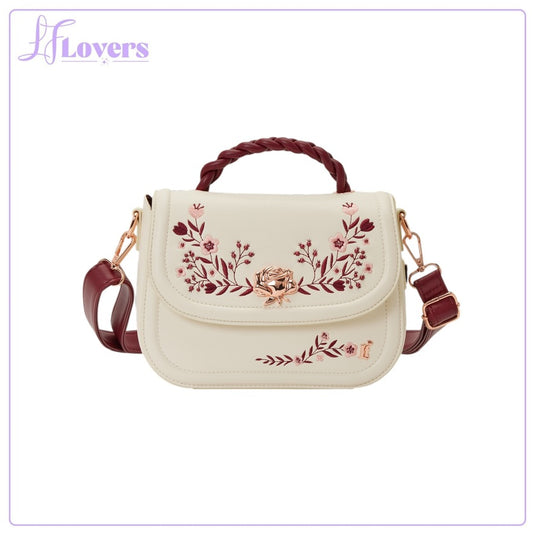 Loungefly Cream And Red Floral Crossbody - PRE ORDER
