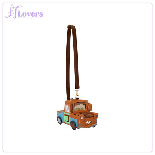 Loungefly Disney Pixar Cars 20th Anniversary Mater Figural Crossbody Bag - Preorder