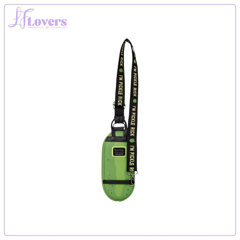 Load image into Gallery viewer, Loungefly Cartoon Network Rick and Morty Pickle Rick Sling Crossbody Bag- PRE ORDER
