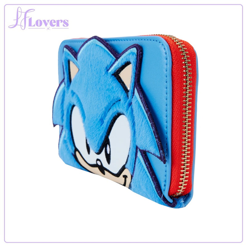 Load image into Gallery viewer, Loungefly Sega Sonic The Hedgehog Classic Cosplay Zip Around Wallet - PRE ORDER - LF Lovers
