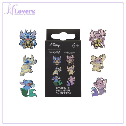 Loungefly Disney Stitch & Angel Halloween Costumes Mystery Box Pin
