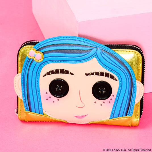 Loungefly Laika Coraline Doll Cosplay Zip Around Wallet - COMING SOON
