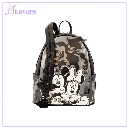 Loungefly Disney Mickey & Minnie Ghost Light Up Glow Mini Backpack - Preorder