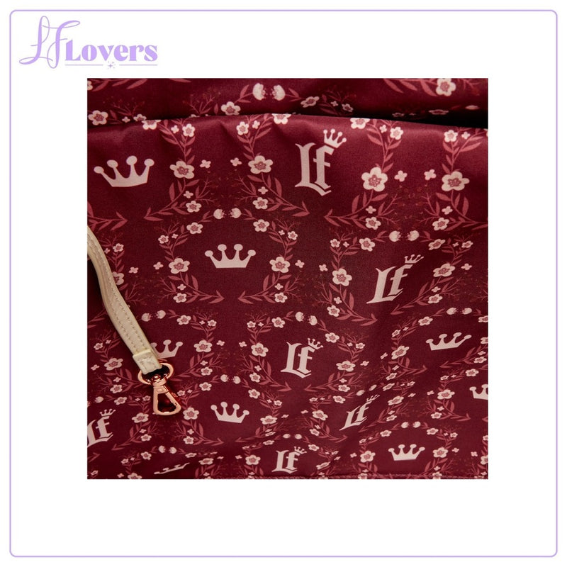 Load image into Gallery viewer, Loungefly Cream And Red Floral Tote - PRE ORDER
