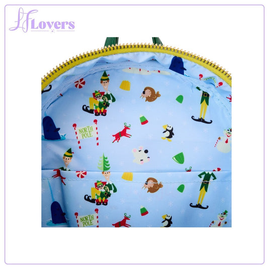 Loungefly Warner Brothers Elf Buddy Sequin Cosplay Mini Backpack - LF Lovers