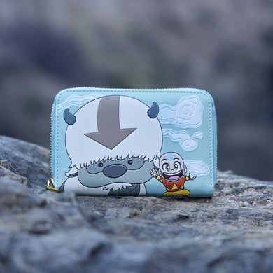 Loungefly Nickelodeon Avatar The Last Airbender Aang Appa Momo Zip Around Wallet - PRE ORDER - LF Lovers
