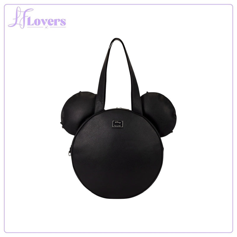 Load image into Gallery viewer, Loungefly Disney Minnie Mouse Studs &amp; Chains Tote Bag - Preorder
