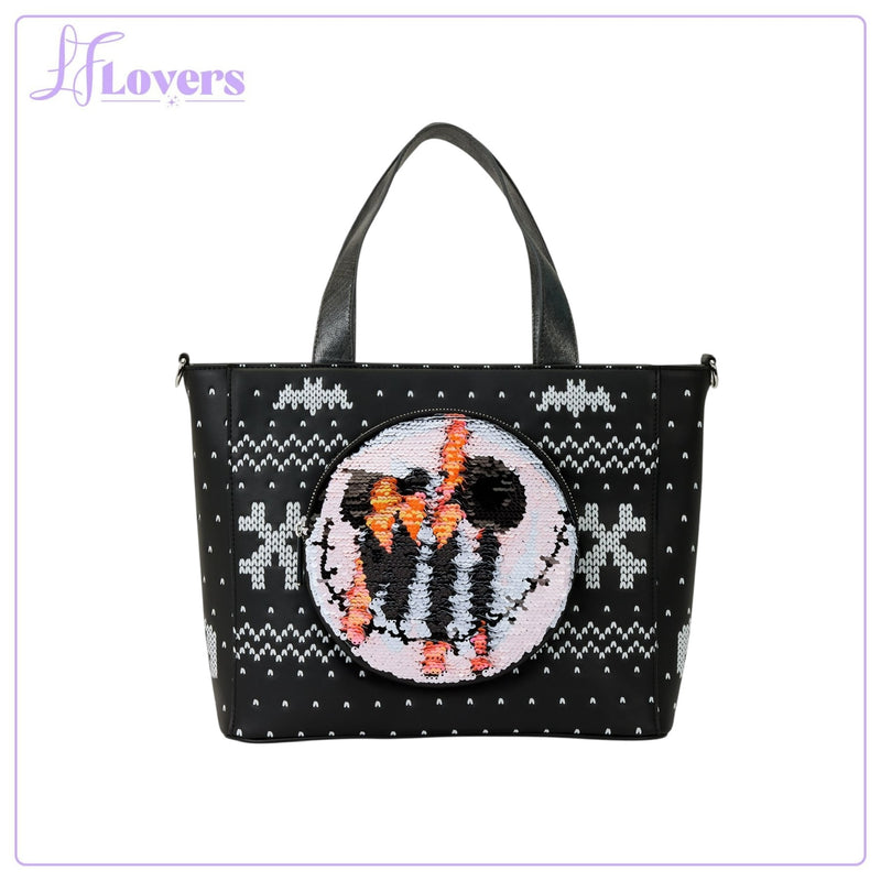 Load image into Gallery viewer, Loungefly Disney Nightmare Before Christmas Jack Tote Bag With Coin Bag
