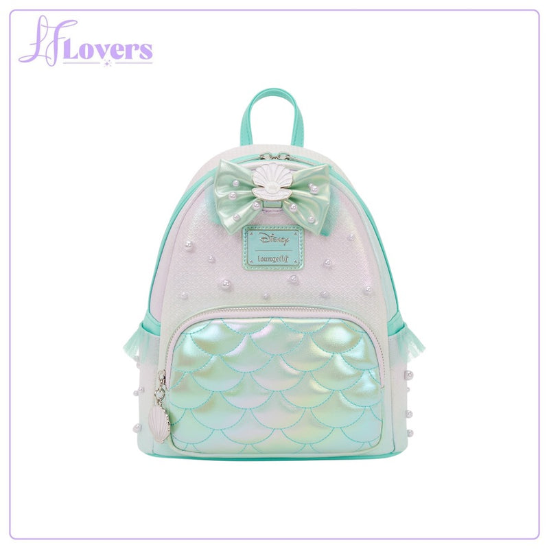 Load image into Gallery viewer, Loungefly Disney The Little Mermaid Iridescent Pearl Mini Backpack - PRE ORDER - LF Lovers
