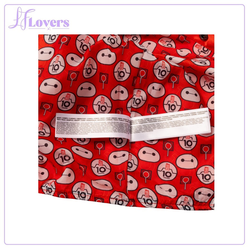 Load image into Gallery viewer, Loungefly Disney Big Hero 6 10th Anniversary Satin Bomber Jacket
