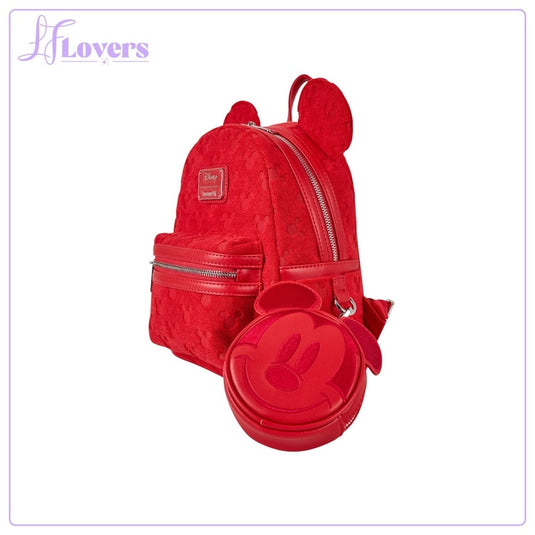 Loungefly Disney Mickey Ears Burnout Mini Backpack - PRE ORDER