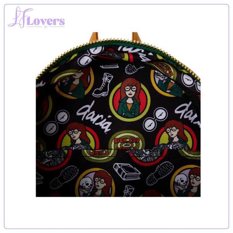 Load image into Gallery viewer, Loungefly Viacom Daria Mini Backpack With Coin Bag - PRE ORDER - LF Lovers
