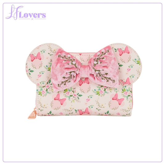 Loungefly Disney Minnie Mouse Floral Zip Around Wallet