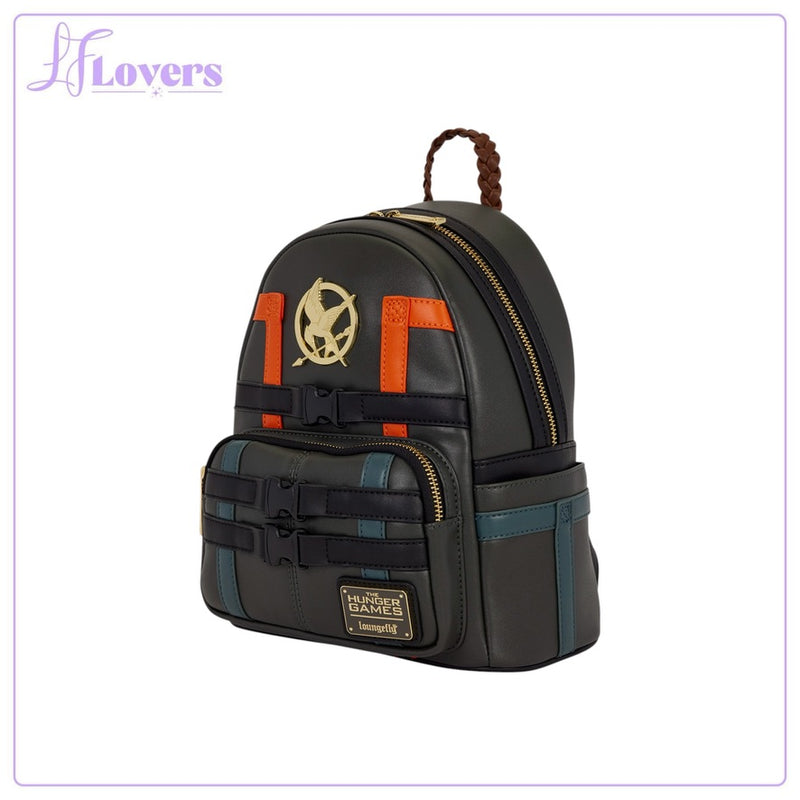 Load image into Gallery viewer, Loungefly Lionsgate The Hunger Games Katniss Everdeen Cosplay Mini Backpack - Preorder - LF Lovers
