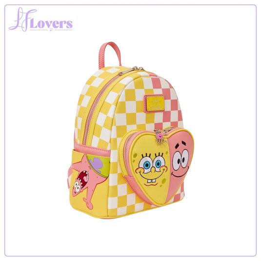 Loungefly Nickelodeon SpongeBob SquarePants & Patrick Star Checkered Mini Backpack - PRE ORDER - LF Lovers