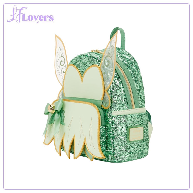 Load image into Gallery viewer, Loungefly Disney Tinkerbell Holiday Mini Backpack - PRE ORDER
