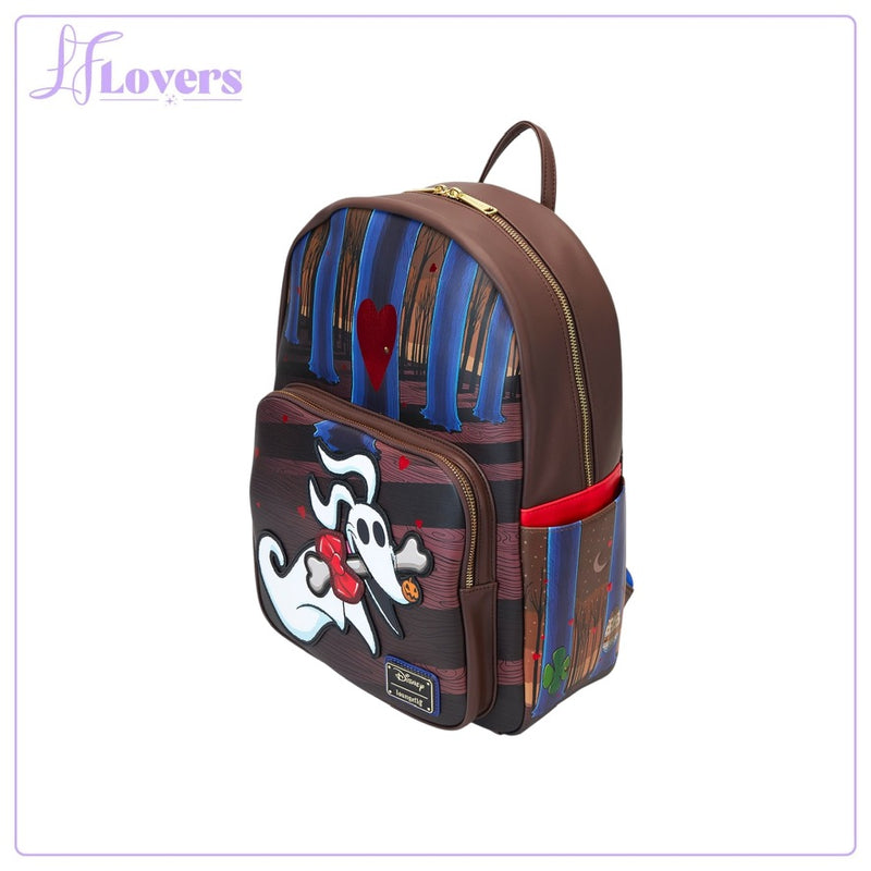 Load image into Gallery viewer, Loungefly Disney Nightmare Before Zero Full Size Backpack
