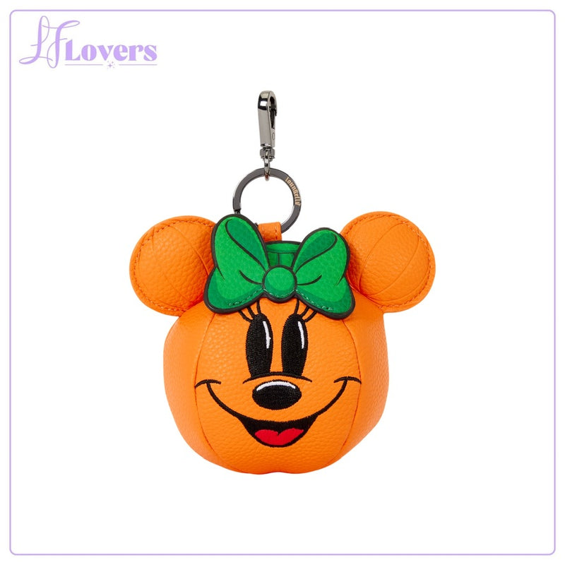 Load image into Gallery viewer, Loungefly Disney Minnie Mouse Pumpkin Bag Charm - Preorder
