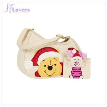 Loungefly Disney Winnie the Pooh & Piglet Holiday Crossbody Bag - Preorder