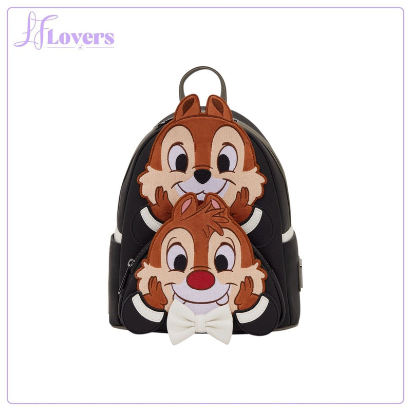 Load image into Gallery viewer, Loungefly Disney Chip 'n' Dale Two Chips &amp; a Miss Mini Backpack - PRE ORDER - LF Lovers
