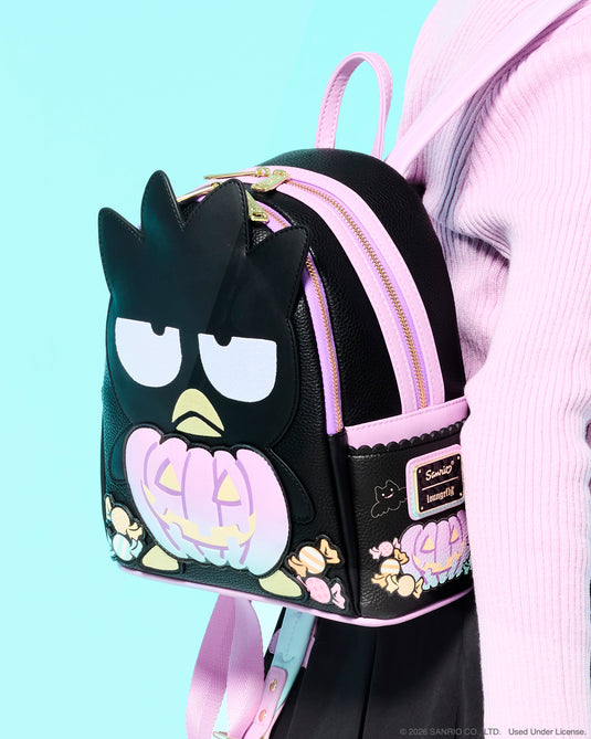 Loungefly Sanrio Badtz-Maru Pumpkin Cosplay Mini Backpack - Pre Order