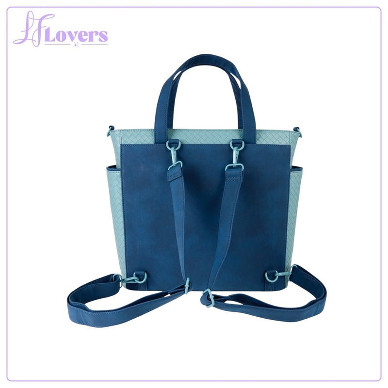 Load image into Gallery viewer, Loungefly Disney Stitch Embroidered Convertible Tote Bag - PRE ORDER
