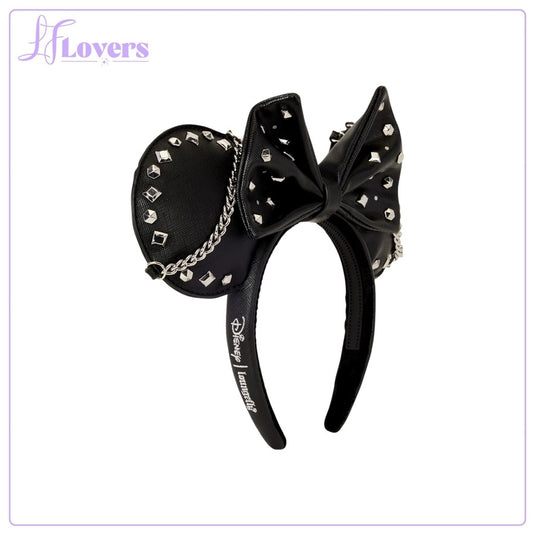 Loungefly Disney Minnie Mouse Studs & Chains Ear Headband - Preorder