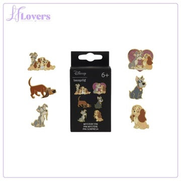 Load image into Gallery viewer, Loungefly Disney Lady and the Tramp Mystery Box Pin - Preorder
