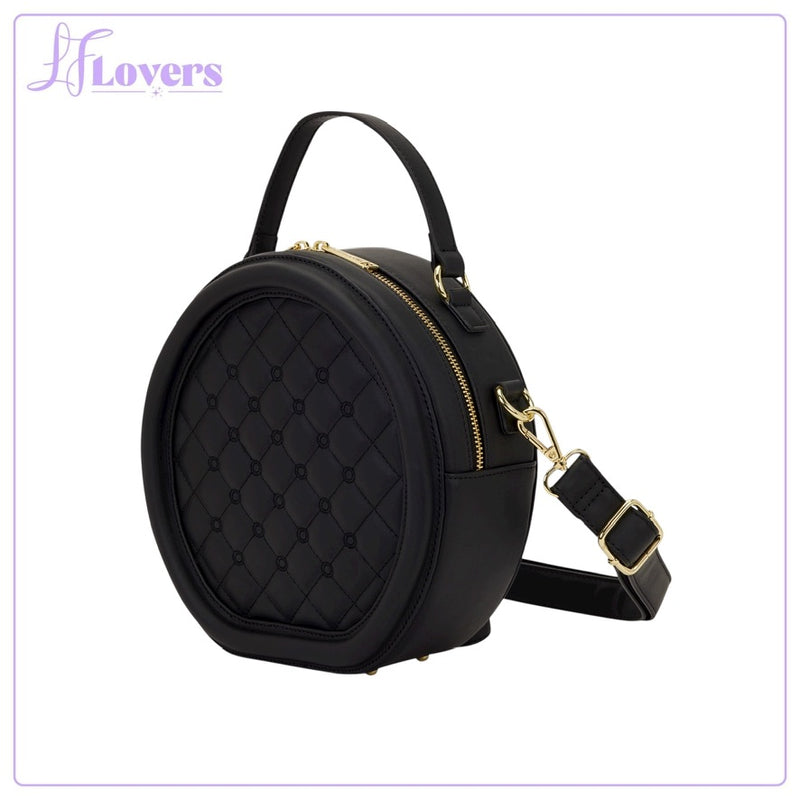 Load image into Gallery viewer, Loungefly The Laura Black Pin Trader Crossbody
