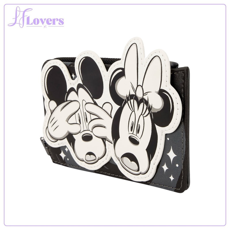 Load image into Gallery viewer, Loungefly Disney Mickey &amp; Minnie Ghost Card Holder - Preorder
