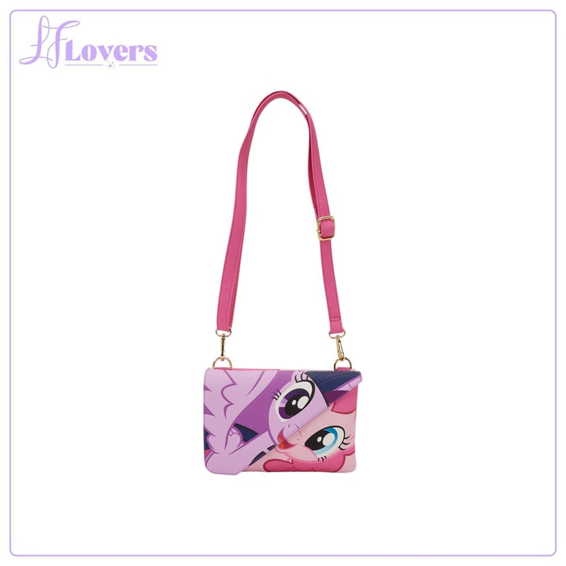 Load image into Gallery viewer, Loungefly My Little Pony Twilight Sparkle &amp; Pinkie Pie Crossbody - PRE ORDER - LF Lovers

