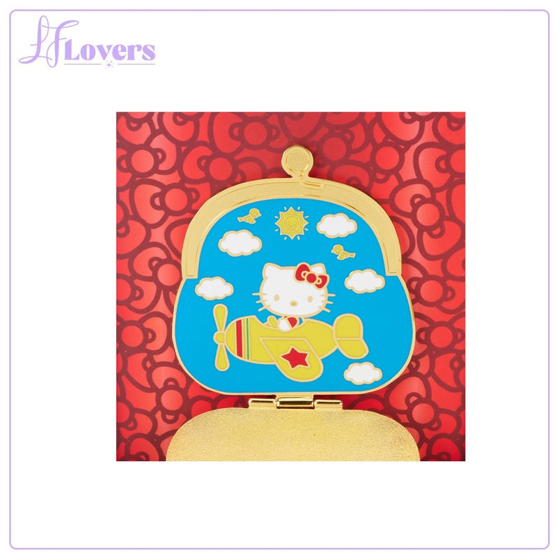 Load image into Gallery viewer, Loungefly Hello Kitty 50th Anniversary Coin Bag 3&quot; Collector Box Pin - PRE ORDER - LF Lovers
