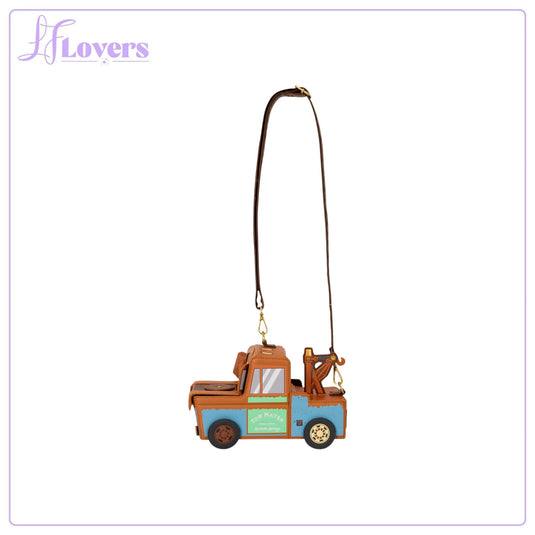 Loungefly Disney Pixar Cars 20th Anniversary Mater Figural Crossbody Bag - Preorder