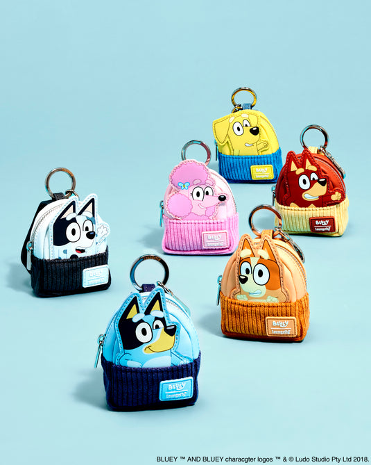 Loungefly BBC Bluey Mystery Mini Backpack Keychain Charm - Preorder