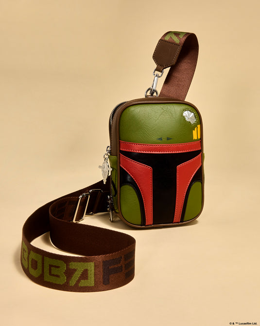 Loungefly Star Wars Boba Fett Sling Crossbody Bag
