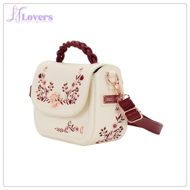Load image into Gallery viewer, Loungefly Cream And Red Floral Crossbody - PRE ORDER

