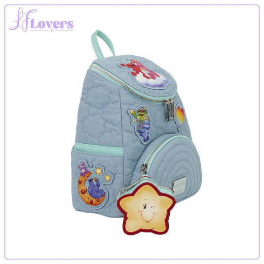 Loungefly Care Bears X Sesame Street Denim Mini Backpack - LF Lovers