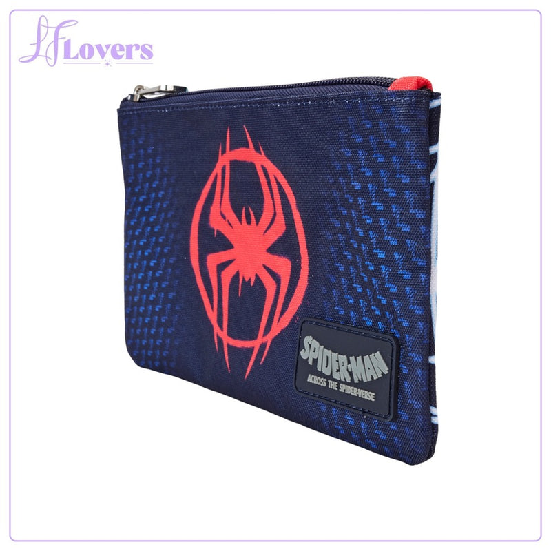 Load image into Gallery viewer, Loungefly Marvel Spiderverse Miles Morales Nylon Wristlet Wallet - PRE ORDER - LF Lovers
