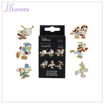 Loungefly Disney Mickey & Friends Winter Activities Mystery Box Pin - Preorder