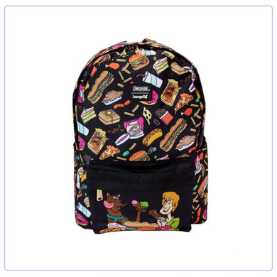 Loungefly Warner Brothers Scooby Doo Munchies AOP Full Size Nylon Backpack - PRE ORDER