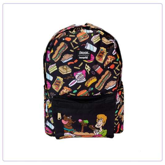 Loungefly Warner Brothers Scooby Doo Munchies AOP Full Size Nylon Backpack - PRE ORDER