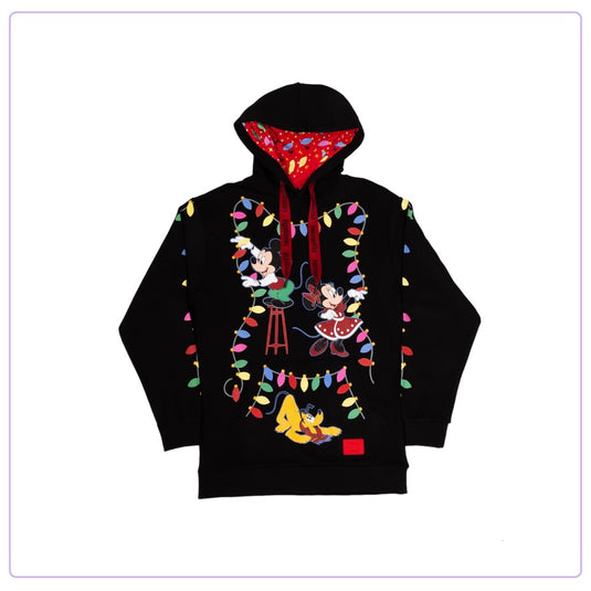 Loungefly Disney Mickey's Light Up Decorations Hooded Sweatshirts