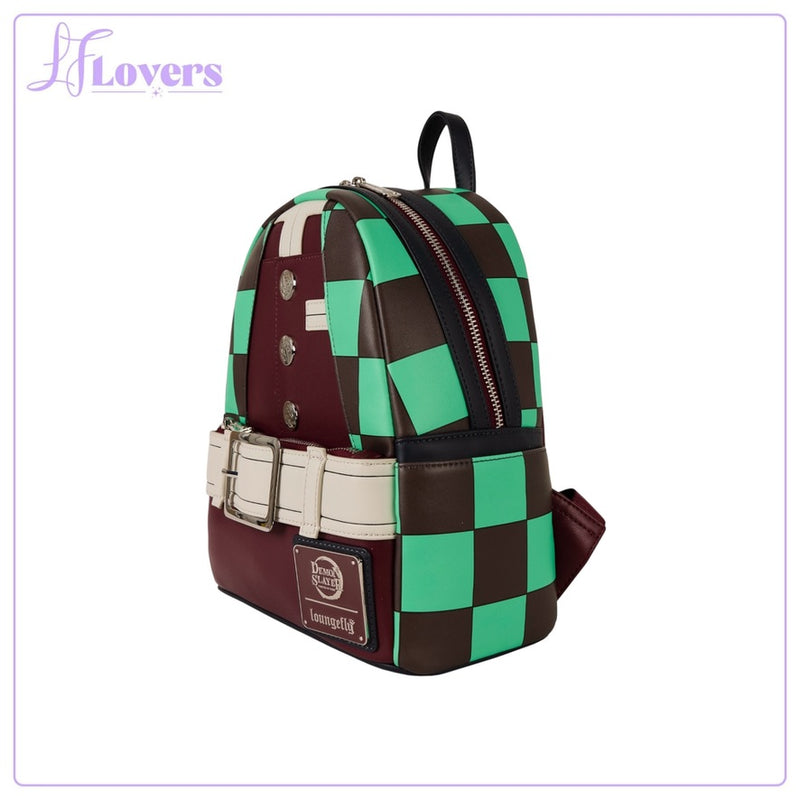 Load image into Gallery viewer, Loungefly Aniplex Demon Slayer Tanjiro Kamado Cosplay Mini Backpack - PRE ORDER
