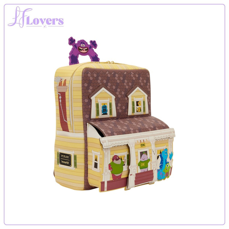 Load image into Gallery viewer, Loungefly Disney Monsters University Oozma Kappa House Figural Mini Backpack - LF Lovers
