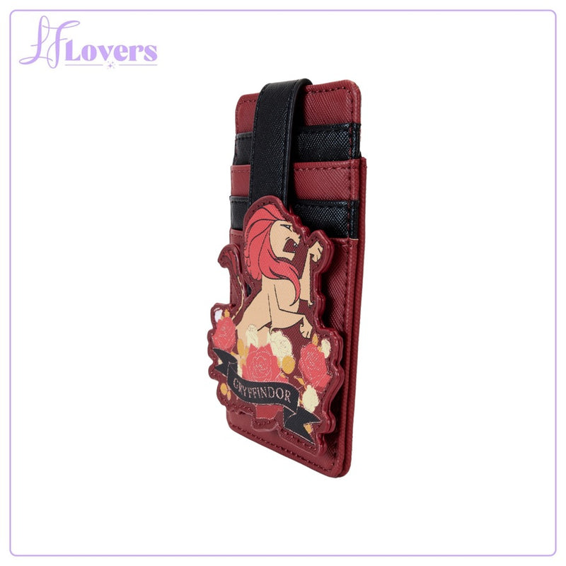 Load image into Gallery viewer, Loungefly Warner Brothers Harry Potter Gryffindor House Tattoo Card Holder - PRE ORDER - LF Lovers
